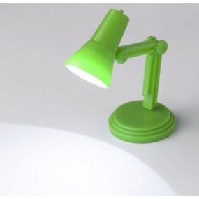 Plastic, small desk light with one LED___
